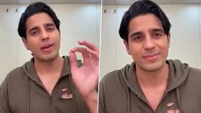 Sidharth Malhotra Invites Fans for Virtual Dumb Charades to Help Children Battling Cancer