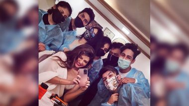 Jacqueline Fernandez Is Back to Work, Actress Shares a Happy Pic With Crew Members From Sets