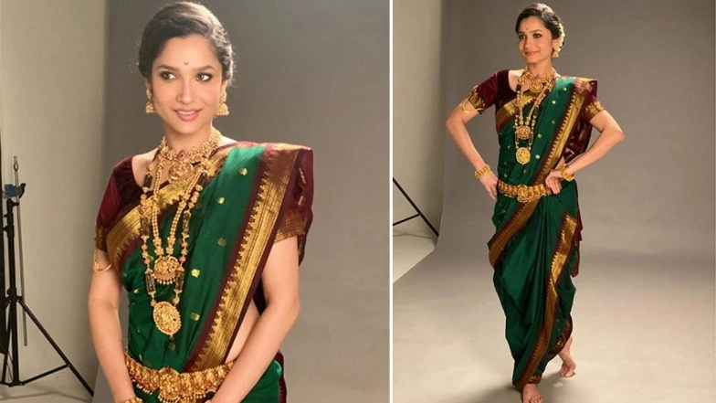 Ankita Lokhande Dons Her 'Marathi Mulgi' Avatar and All We Can Say is 'Kiti Sundar'