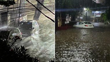 Hyderabad Floods in Pics and Videos: Shocking Visuals Show Rainwater Flooding Houses As Heavy Rainfall Continues in the City