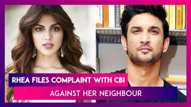 Rhea Chakraborty Files Complaint With CBI Against Her Neighbour Dimple Thawani For Making False & Misleading Allegations In Sushant SIngh Rajput Case, Says ‘Punishable By 7 Years Jail’