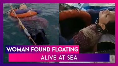 Woman Who Went Missing Two Years Ago Found Floating Alive At Sea; Watch The Dramatic Video