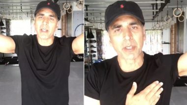 Akshay Kumar Shares His Thoughts On The Existing Drug Probe In Bollywood, Requests Media to Cover Such News Sensitively (Watch Video)