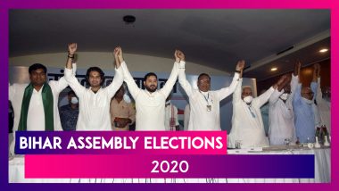 Bihar Assembly Election 2020: Mahagathbandhan Finalises Seat Sharing; RJD Bags 144, Cong 70, Left 29
