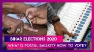 Bihar Elections 2020: 52,000 Voters Opt For Postal Ballot In Phase 1; What Is Postal Ballot? How To Vote In Upcoming Assembly Polls?