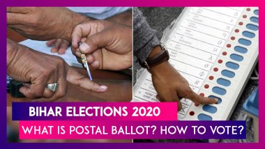 Bihar Elections 2020: 52,000 Voters Opt For Postal Ballot In Phase 1; What Is Postal Ballot? How To Vote In Upcoming Assembly Polls?