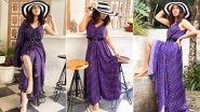Bhumi Pednekar&rsquo;s Purple Passion Is Tropically Chic Too!