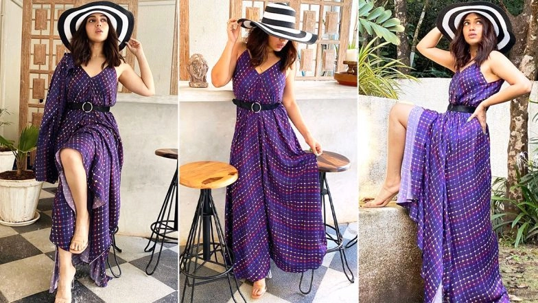Bhumi Pednekar’s Purple Passion Is Tropically Chic Too!