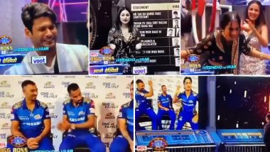 Bigg Boss 14 Weekend Ka Vaar Preview: Hina Khan, Sidharth Shukla Target Rubina Dilaik; Mumbai Indians Make A Virtual Appearance (Watch Video)