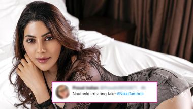 Bigg Boss 14: Netizens Slam Nikki Tamboli For Being Over The Top, Tag Her Fake (View Tweets)