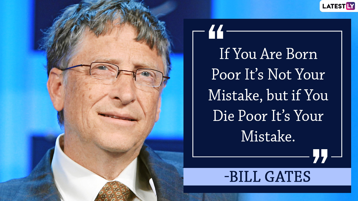 Bill Gates 65th Birthday: Witty Quotes by Microsoft Founder That Show ...