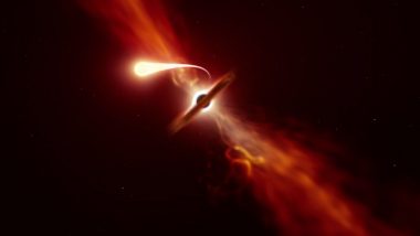Black Hole Devours a Star, Almost The Size of The Sun, Like a Spaghetti! Astronomers Able to Capture 'Tidal Disruption Event' (Check Pic)