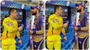 MS Dhoni&rsquo;s Conversation With Varun Chakravarthy After CSK vs KKR, IPL 2020 Goes Viral on Social Media, Check Out Video