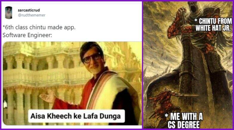 Chintu from whitehat jr ads becomes target of more funny memes, netizens share jokes on engineers and developers after ad shows kid making his own app