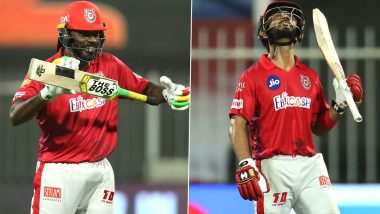 KKR vs KXIP Stat Highlights IPL 2020: Chris Gayle, Mandeep Singh Achieve Milestones During Kings XI Punjab’s 8-Wicket Victory