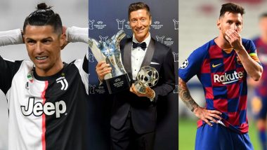 Cristiano Ronaldo, Lionel Messi Finish Outside Top 3 in UEFA Men’s Player, Forward of the Year Awards As Robert Lewandowski Sweep Trophies at UEFA Club Awards for 2019–20 Season