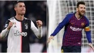 Cristiano Ronaldo vs Lionel Messi Clash Excite Fans After Juventus and Barcelona Are Drawn in Group G of UEFA Champions League 2020&ndash;21 Draw