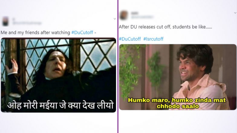 DU Cut-Off Funny Memes Take Over Twitter: Students Relieve Their Stress ...