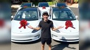 US Election 2020: Tesla Giveaway by YouTuber David Dobrik Helps Register 100,000 American Voters! Probably One Of The Largest US Voter Registration Drives