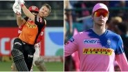 Sunrisers Hyderabad vs Rajasthan Royals, IPL 2020 Toss Report and Playing XI Update: Ben Stokes Makes First Appearance As David Warner Opts to Bat First
