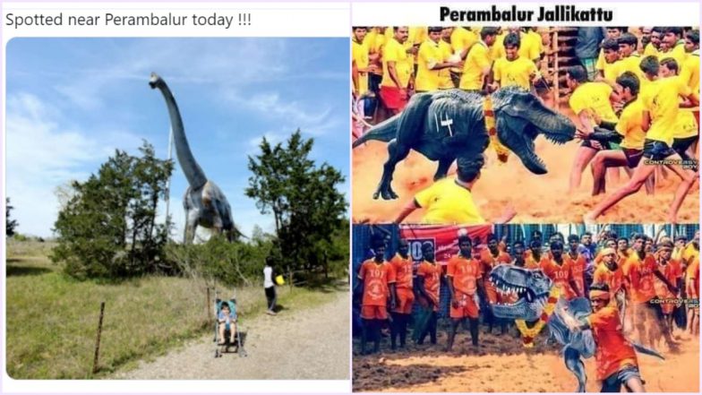 'Dinosaur' Eggs Found in Tamil Nadu's Perambalur Region Turn Out to Be Marine Fossils But These Funny Memes and Jokes On Them Are The Real Treasure