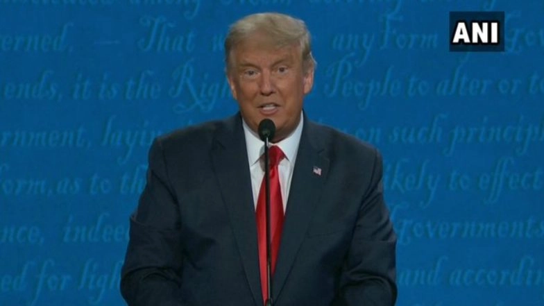 Donald Trump at US Presidential Debate 2020: 'Look at Russia, India, China Their Air is Filthy'