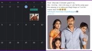 Drishyam Funny Memes With 'Kal 2 October Yaad Hai Na' Dialogue Trends Online Ahead of Gandhi Jayanti 2020, Netizens Share Popular Filmy Dialogue About Vijay Salgaonkar and Family Visiting Goa Satsang