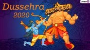 Dussehra Shubhechha 2020 Wishes, Greetings & Ram Ravan Antim Yudh HD Images: Twitter Says Happy Dasara with Amazing Quotes, GIFs & Ravan Effigy Burning Pics
