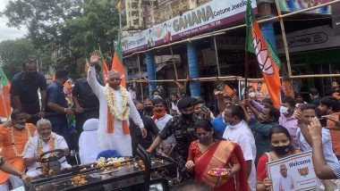 West Bengal: Police Stop BJP Chief Dilip Ghosh’s Rally in Kolkata