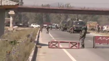 Terror Attack in Jammu and Kashmir: Two CRPF Jawans Martyred, 3 Injured After Terrorists Attack Road Opening Party at Pampore Bypass of Pulwama