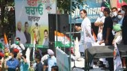 Rahul Gandhi Slams Narendra Modi During Rally in Punjab, Says &lsquo;Instead of Resolving Mandi-MSP-PDS Issues, PM Is Killing Farmers&rsquo;