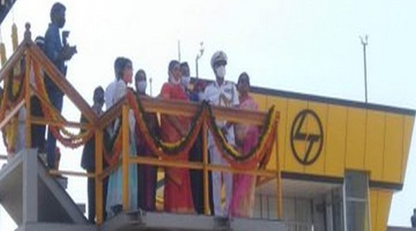 Indian Coast Guard Offshore Patrol Vessel 'Vigraha' Launched at Kattupalli Chennai