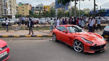 Ferrari Car Mows Down Pedestrian in Hyderabad's Madhapur, Driver Arrested