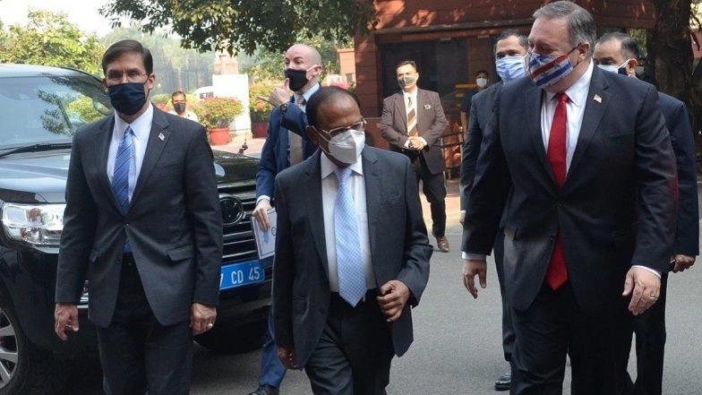 NSA Ajit Doval Held Constructive Talks With Mike Pompeo, Mark Esper on Global Security Environment