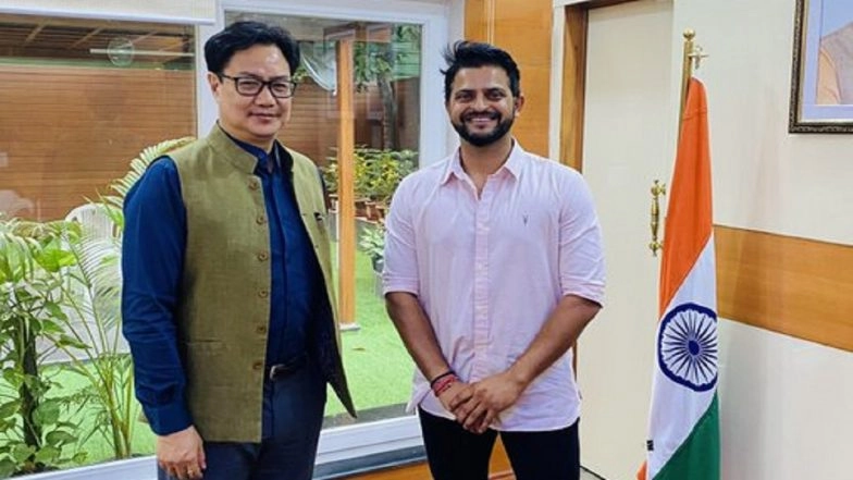 Suresh Raina After Meeting Kiren Rijiju, Says ‘Had Great Conversation on Sports’