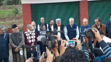 Jammu and Kashmir: Farooq Abdullah, Mehbooba Mufti, Others Form 'People's Alliance' For Restoration of Rights Held Before August 5, 2019