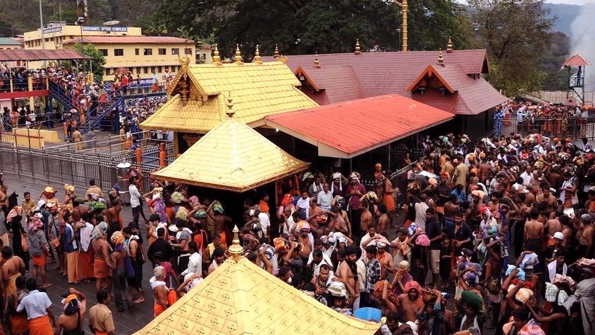 The Sabarimala temple opened on Thursday morning for the "Uthram festi...