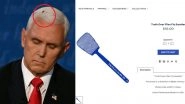 Fly on Mike Pence&rsquo;s Head During VP Debate With Kamala Harris Garners Funny Reactions on Twitter, Soon Joe Biden Campaign Launches Fly Swatter!