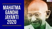 Gandhi Jayanti Images & HD Wallpapers for Free Download Online: Wish Happy Gandhi Jayanti 2020 With WhatsApp Stickers and GIF Greetings