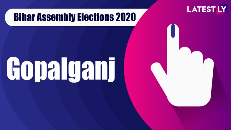 Gopalganj Vidhan Sabha Seat in Bihar Assembly Elections 2020: Candidates, MLA, Schedule And Result Date