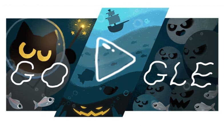 Google made special doodle on Halloween game during lockdown