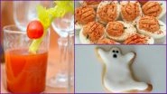 Halloween Party 2020 Food Ideas: From Snacks, Cocktails to Desserts, Interesting Recipes to Add The Spooky Flavour on Your Menu (Watch Videos)