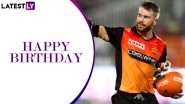 David Warner Birthday Special: 126 vs KKR & Other Fiery Knocks by SRH Captain in IPL