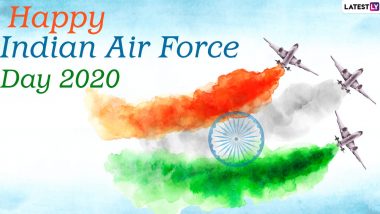 Indian Air Force Day 2020 Wishes, Quotes and HD Images: WhatsApp Messages and Facebook Greetings to Share on 88th Founding Day of IAF