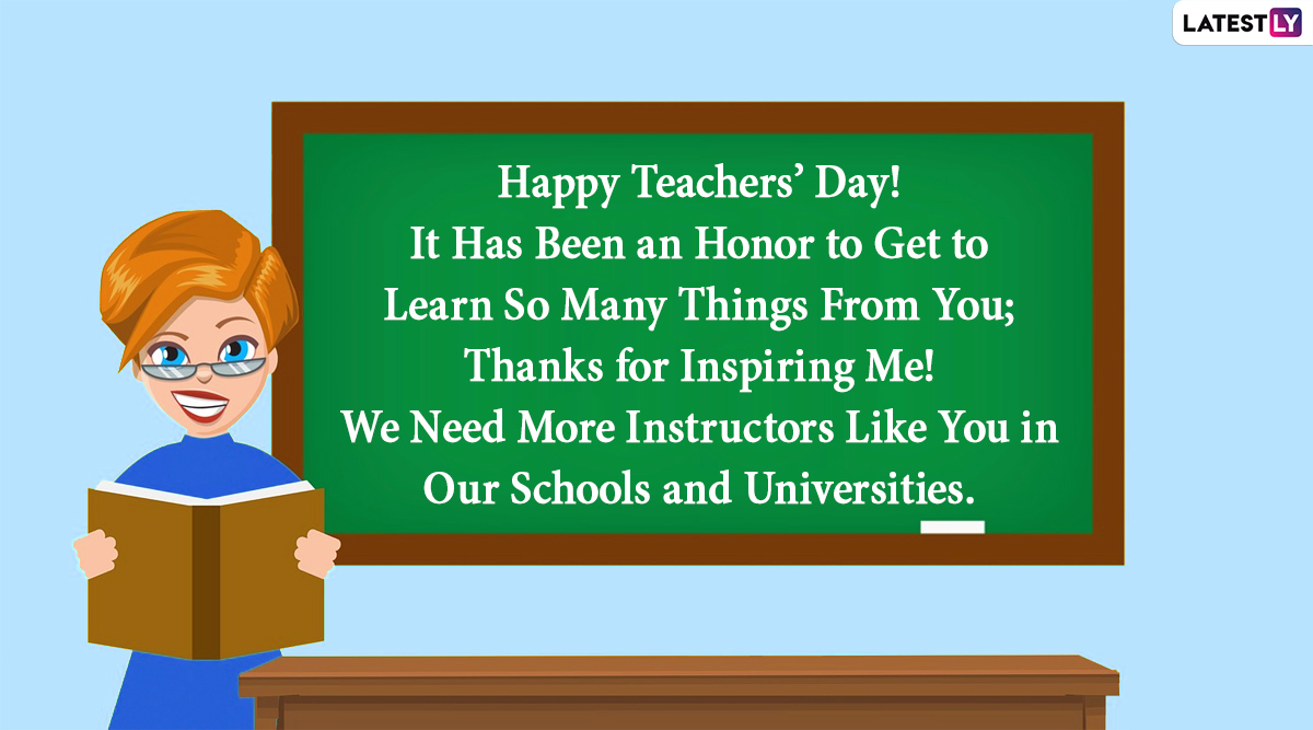 World Teacher’s Day 2020 Greetings: WhatsApp Stickers, Facebook ...