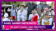 Rahul Gandhi Participates In Anti-Farm Law Protests; Says, &lsquo;Will Scrap Farm Laws If Party Comes To Power' As He Attacks The Govt In Punjab Rally