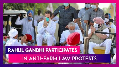 Rahul Gandhi Participates In Anti-Farm Law Protests; Says, ‘Will Scrap Farm Laws If Party Comes To Power' As He Attacks The Govt In Punjab Rally