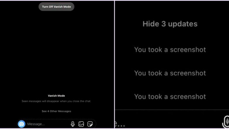 Instagram Now Gives You a Screenshot Notification in DMs But There's a Catch! Know About The New Update of Vanish Mode