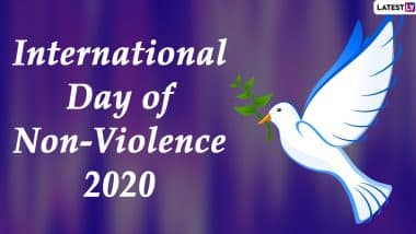 International Day of Non-Violence 2020 Quotes & HD Images: Thoughtful Messages And Greetings on Peace And Harmony to Share on Mahatma Gandhi's 151st Birth Anniversary