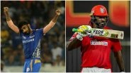 MI vs KXIP IPL 2020 Dream11 Team: Jasprit Bumrah, Chris Gayle and Other Key Players You Must Pick in Your Fantasy Playing XI